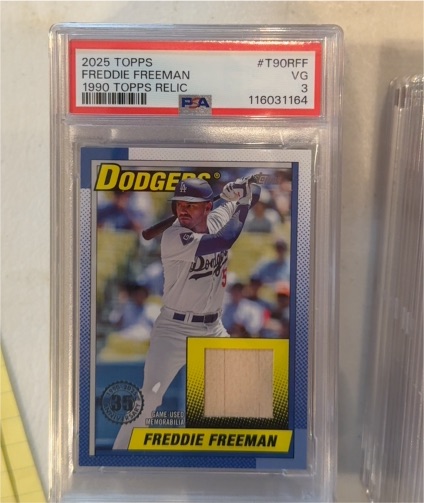 2025 Topps #T90R-FF Freddie Freeman — front