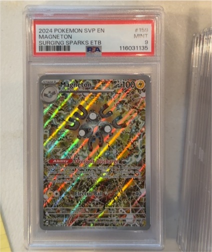 2024 Pokémon SVP #159 Magneton Surging Sparks ETB — front