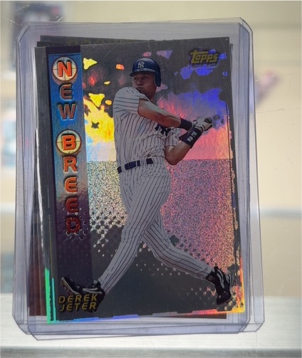 1999 Topps Chrome New Breed #NB9 Derek Jeter — front