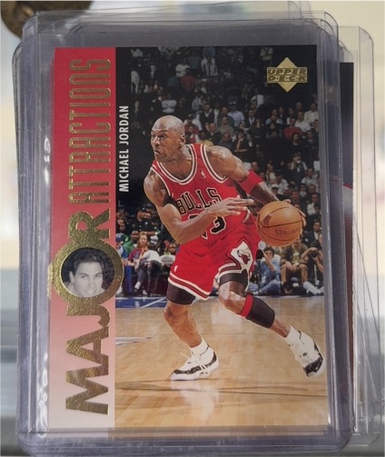 1995-96 Upper Deck Major Attractions #337 Michael Jordan — front