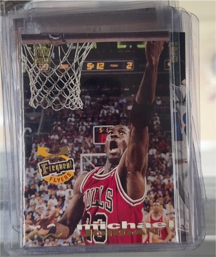 1993-94 Topps Stadium Club #181 Michael Jordan Frequent Flyers — front