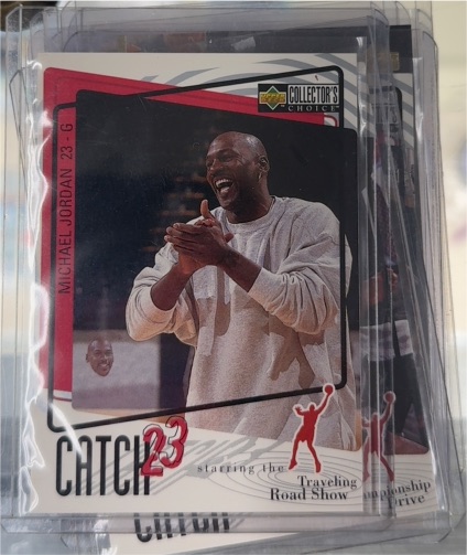 1997-98 Upper Deck Collector's Choice Catch 23 #190 Michael Jordan — front