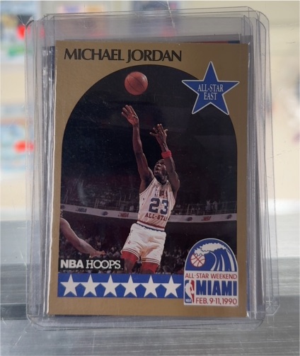 1990 NBA Hoops #5 Michael Jordan All-Star East — front