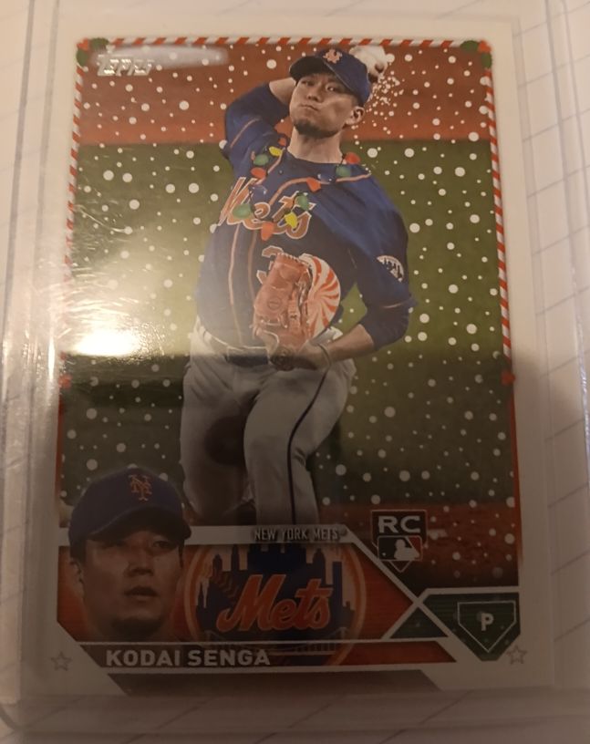 2023 Topps Holiday #H198 Kodai Senga — front