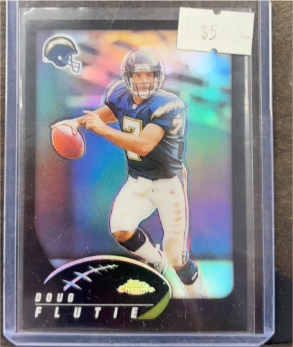 2002 Topps Chrome #136 Doug Flutie — front