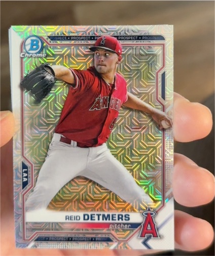 2021 Bowman Chrome Prospects #BCP-102 Reid Detmers — front