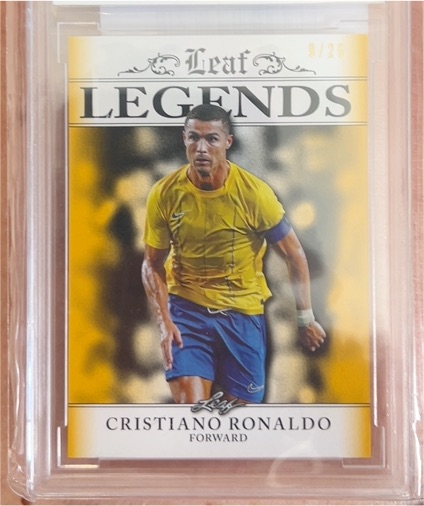 2023 Leaf Legends Edition #LA-02 Cristiano Ronaldo — front