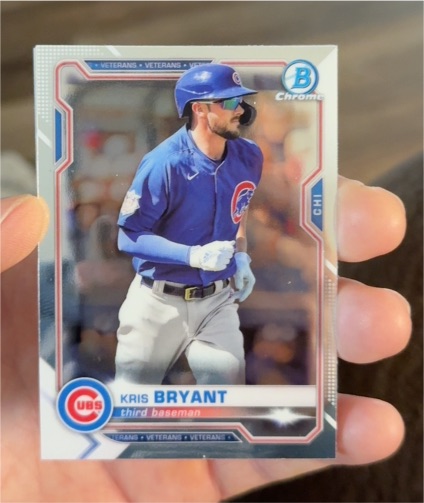2021 Bowman Chrome #93 Kris Bryant — front