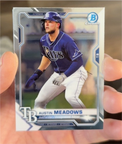 2021 Bowman Chrome #72 Austin Meadows — front