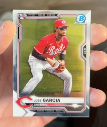 2021 Bowman Chrome #14 Jose Garcia — front