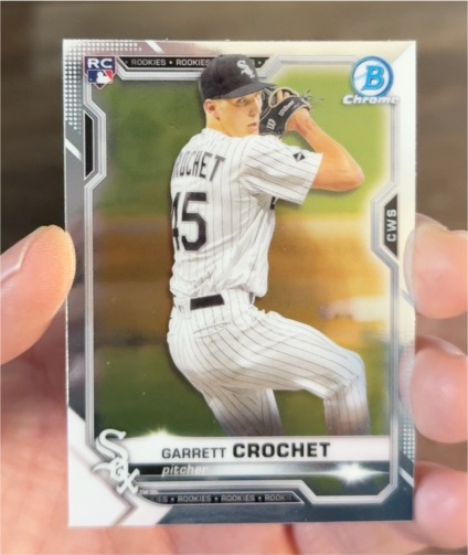 2021 Bowman Chrome #63 Garrett Crochet RC Chicago White Sox — front