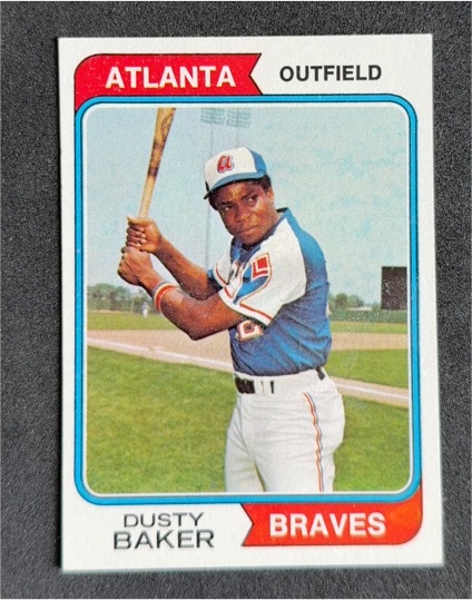1974 Topps #320 Dusty Baker — front