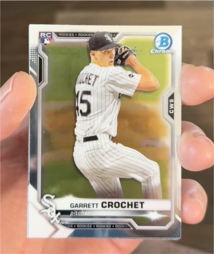 2021 Bowman Chrome #63 Garrett Crochet — front