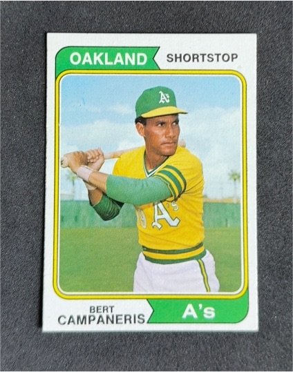 1974 Topps #155 Bert Campaneris — front