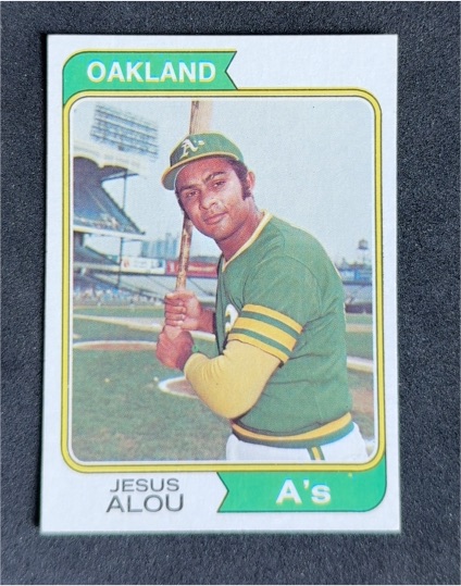 1974 Topps #654 Jesus Alou — front