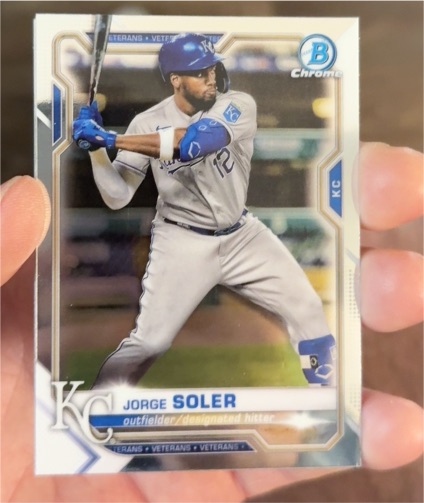 2021 Bowman Chrome #47 Jorge Soler — front