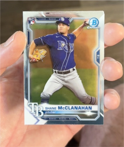 2021 Bowman Chrome #8 Shane McClanahan — front