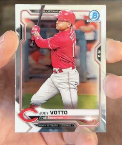 2021 Bowman Chrome #2 Joey Votto — front