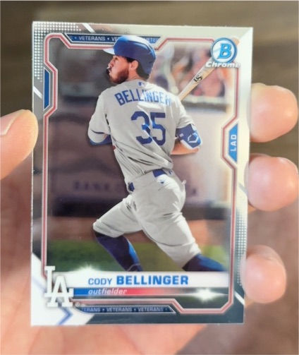 2021 Bowman Chrome #89 Cody Bellinger — front