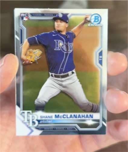 2021 Bowman Chrome #8 Shane McClanahan — front