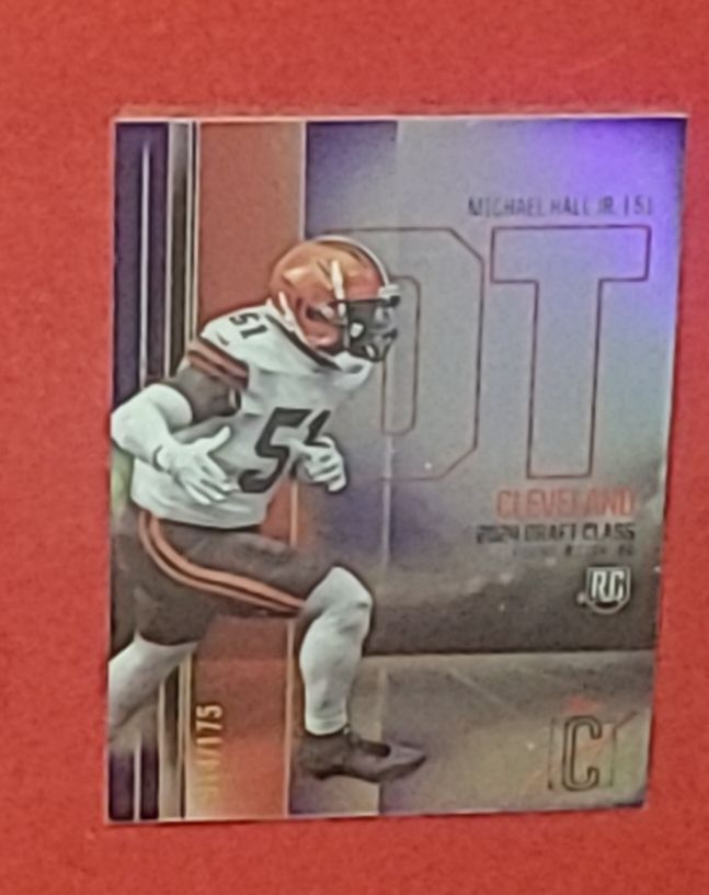 2024 Topps Signature Class #RCV-33 Michael Hall Jr. — front