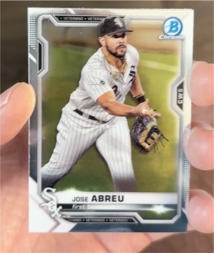 2021 Bowman Chrome #8 Jose Abreu — front