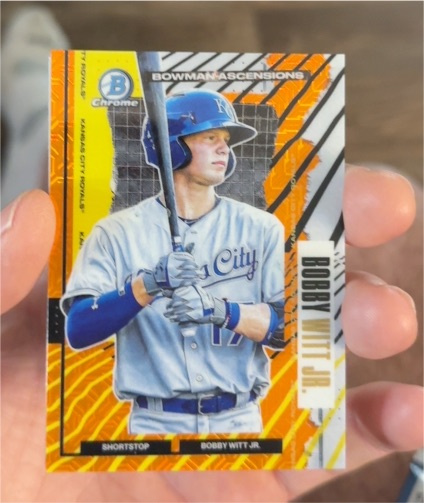 2021 Bowman Chrome Ascensions #BA-18 Bobby Witt Jr. — front