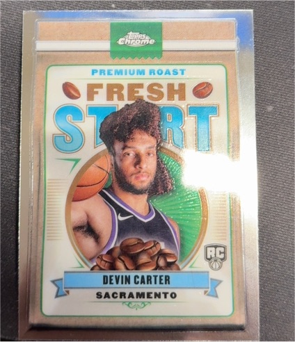 2024-25 Topps Chrome Fresh Start #FS-10 Devin Carter — front