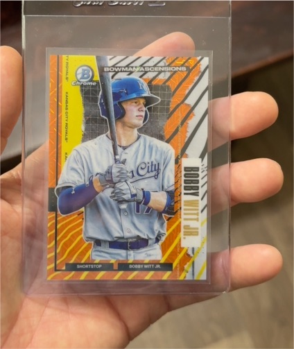 2021 Bowman Chrome Ascensions #BA-18 Bobby Witt Jr. — front