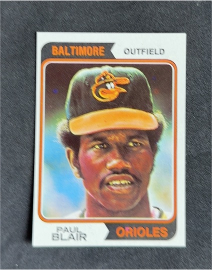 1974 Topps #92 Paul Blair — front