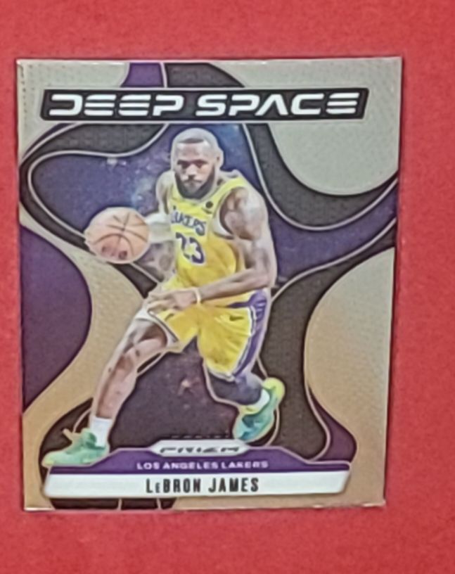 2024-25 Panini Prizm #5 LeBron James Deep Space — front