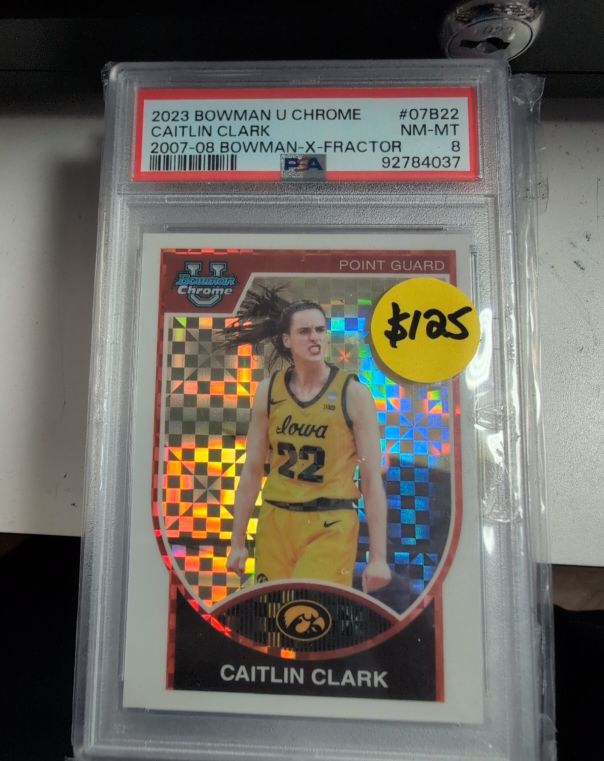 2023 Bowman U Chrome #07B22 Caitlin Clark — front