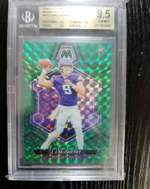 2024 Panini Mosaic #310 J.J. McCarthy — front