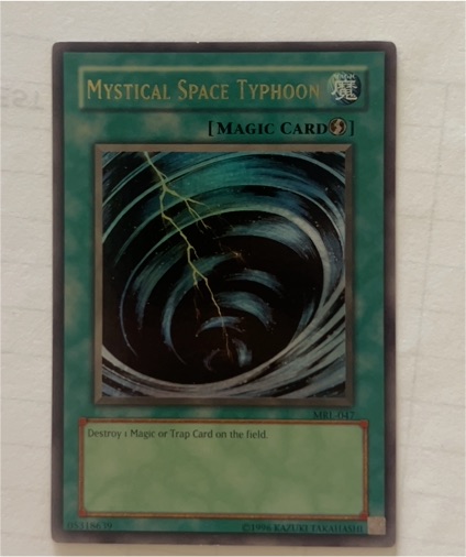 Yu-Gi-Oh! MRL-047 Mystical Space Typhoon — front