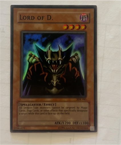 Yu-Gi-Oh! SDK-041 Lord of D. — front