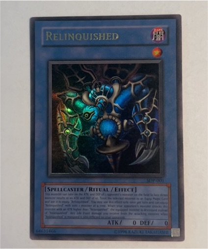 Yu-Gi-Oh! 1996 SDP-001 Relinquished — front
