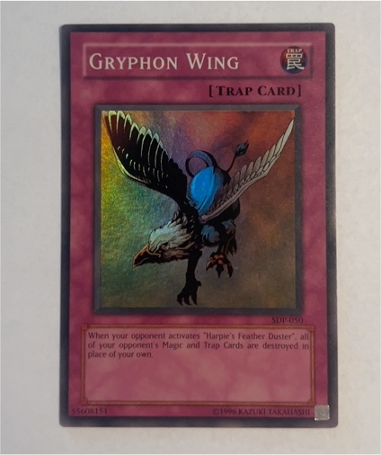 Yu-Gi-Oh! Starter Deck Pegasus #SDP-050 Gryphon Wing — front
