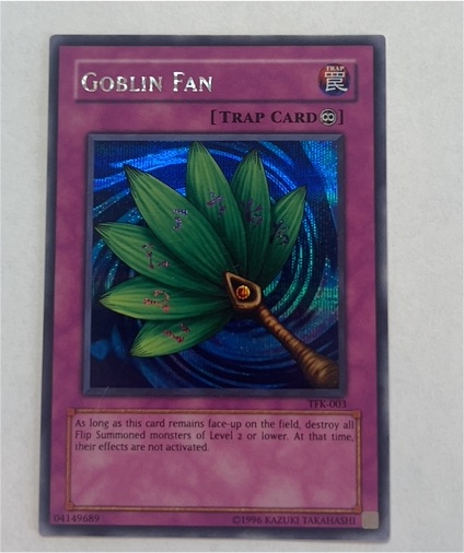 2003 Yu-Gi-Oh! Promo TFK-003 Goblin Fan The Falsebound Kingdom — front