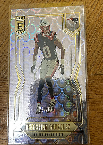2023 Panini Elite #222 Christian Gonzalez — front