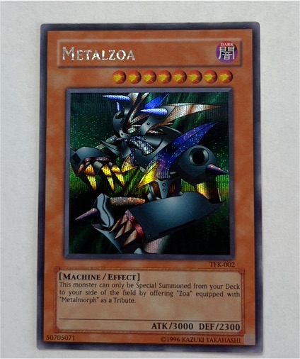 2003 Yu-Gi-Oh! TFK-002 Metalzoa — front