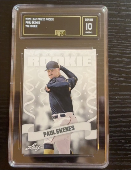 2023 Leaf Prized Rookie #19 Paul Skenes — front