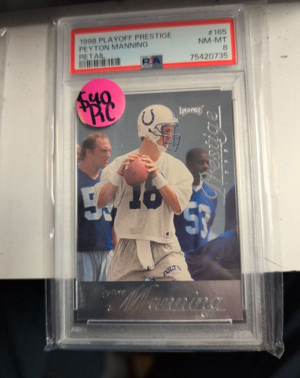 1998 Playoff Prestige #165 Peyton Manning — front