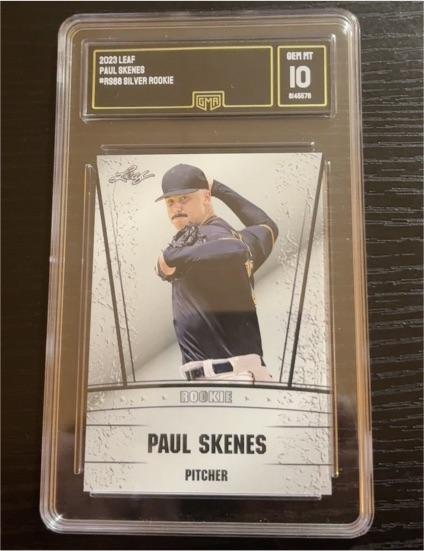 2023 Leaf Draft #RS68 Paul Skenes Silver Rookie — front