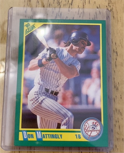1990 Score #1 Don Mattingly — front