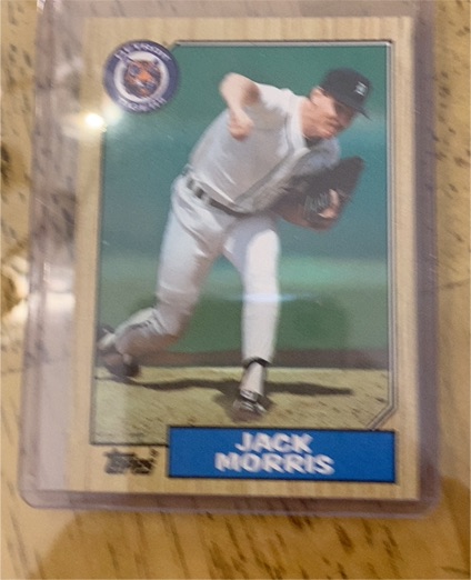 1987 Topps #778 Jack Morris — front