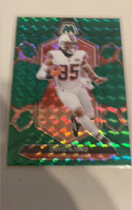 2024 Panini Mosaic Green Mosaic Prizm Rookie Brenden Rice — front