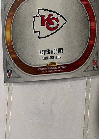 2025 Panini Donruss Elite #11 Xavier Worthy Full Throttle — back