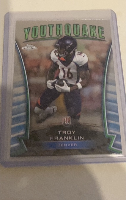 2024 Topps Chrome #Y-22 Troy Franklin Youthquake Rookie — front