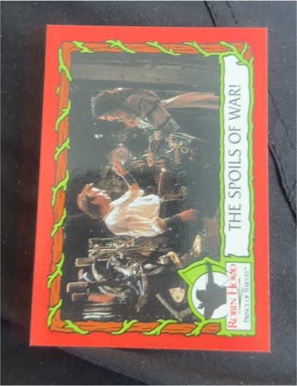 1991 Topps Robin Hood Prince of Thieves #34 The Spoils of War — front