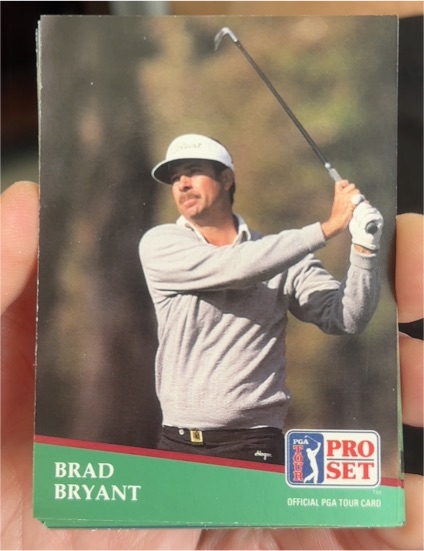 1991 Pro Set Golf #69 Brad Bryant — front